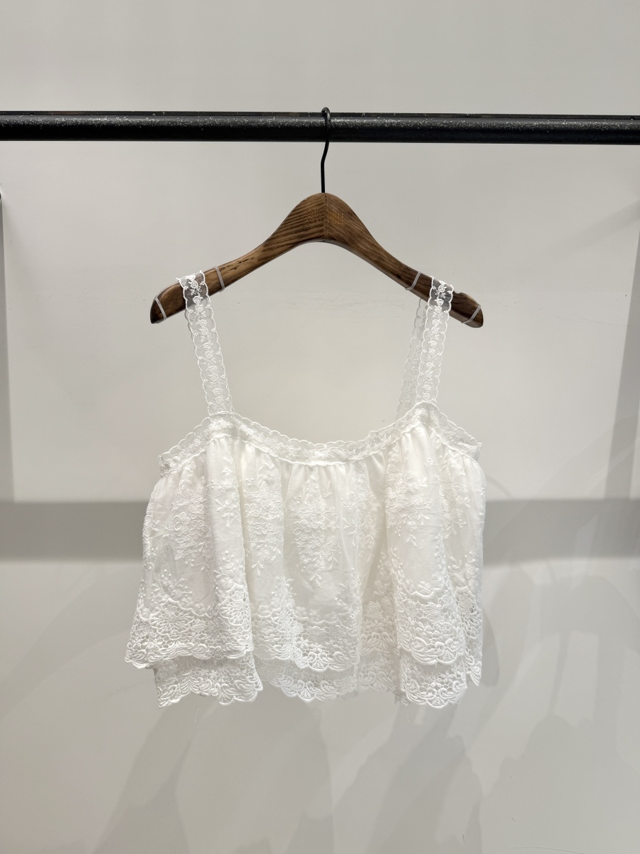 LOVE PULL東大門實拍女士新款人氣真品時尚吊帶背心刺繡LOVE PULL吊帶/背心圖色1