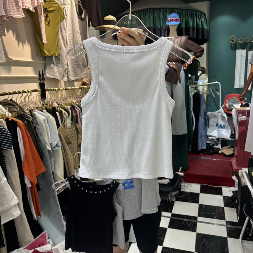 3COLOR東大門直郵女裝新品熱賣吊帶背心Three color吊帶/背心