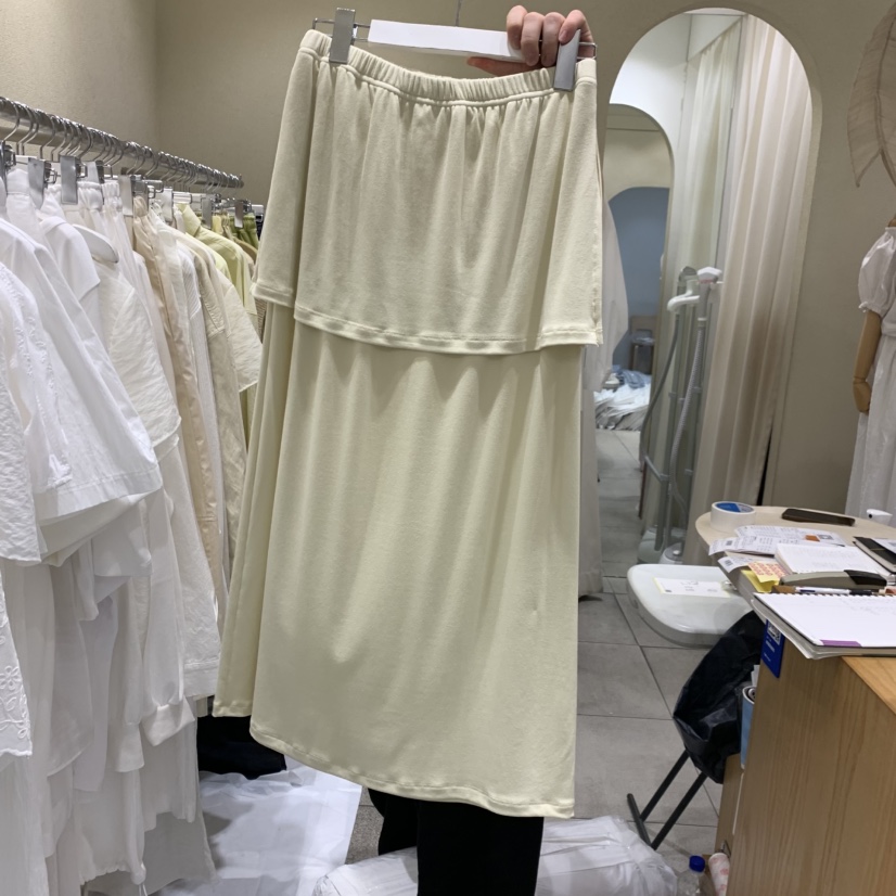 BROCCOLISALAD東大門實拍女士新品推薦時尚休閑半身裙中短裙BROCCOLISALAD半身裙/中短裙圖色1