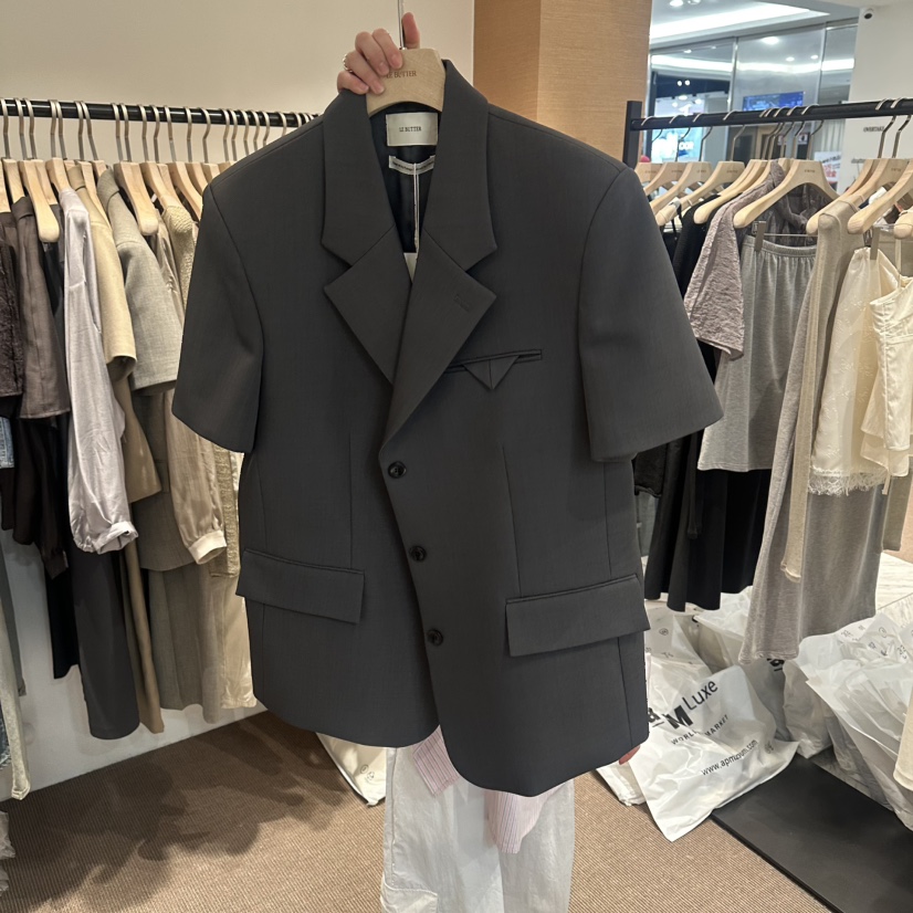 LE BUTTER韓國直郵女裝新品休閑人氣真品熱賣職業夾克羊毛LE BUTTER夾克圖色2