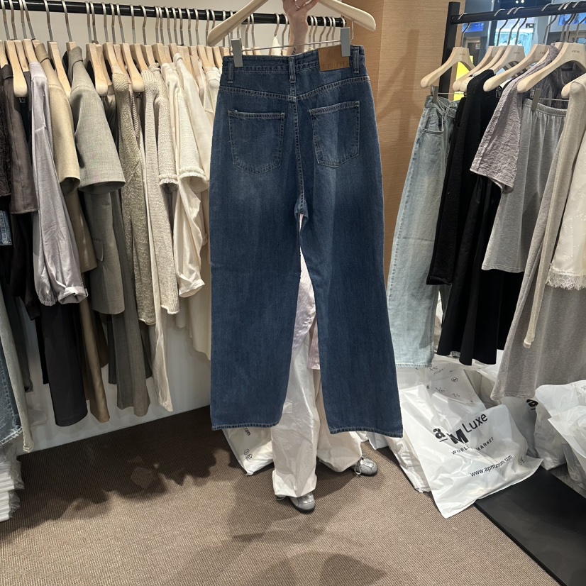 LE BUTTER東大門代購女裝新品時尚推薦熱賣26春夏牛仔褲LE BUTTER牛仔褲