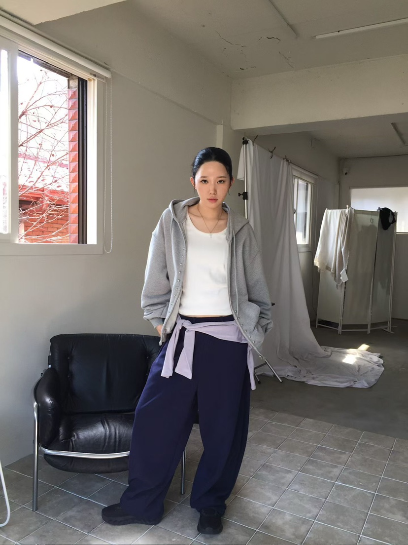 HIRISK韓國代購女士新款時尚真品人氣休閑26春夏熱賣休閑褲HIRISK休閑褲圖色2