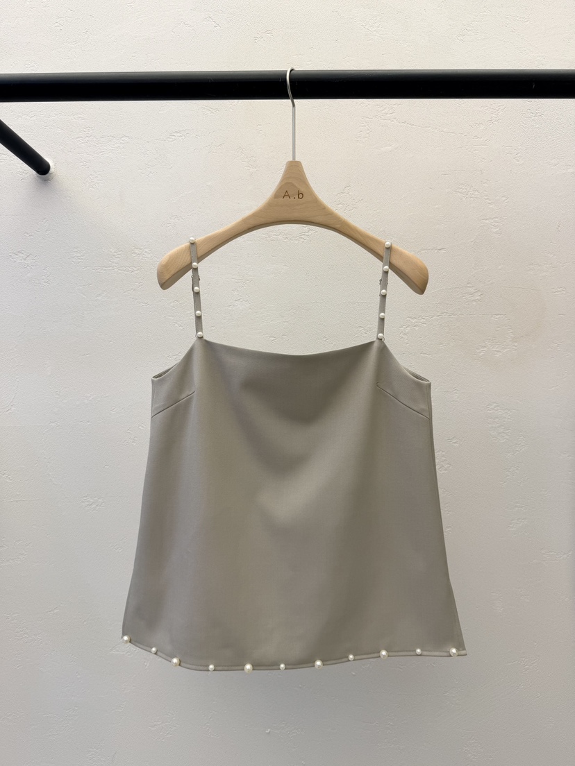 AUTUMN BEIGE-Q東大門實拍女裝新品休閑時尚推薦吊帶背心A.b/AUTUMN BEIGE吊帶/背心圖色1