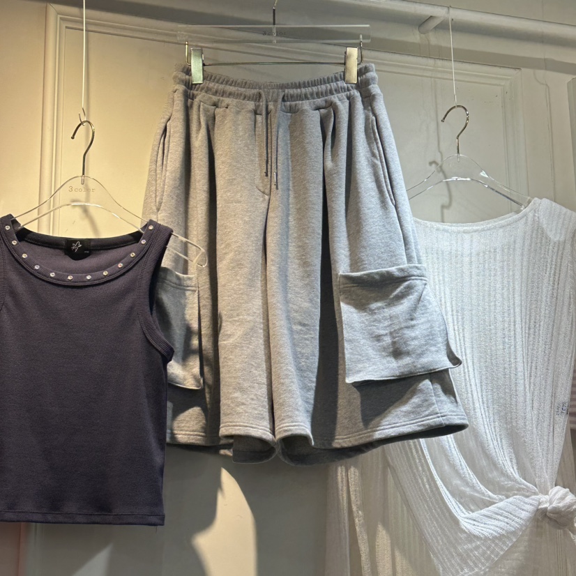 3COLOR韓國代購女士新品推薦短褲Three color短褲圖色2