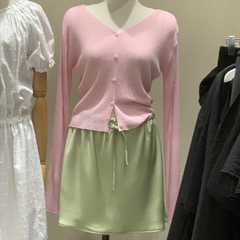 BROCCOLISALAD東大門代購女士新品熱賣人氣長袖T恤亞麻布BROCCOLISALAD長袖T恤圖色1