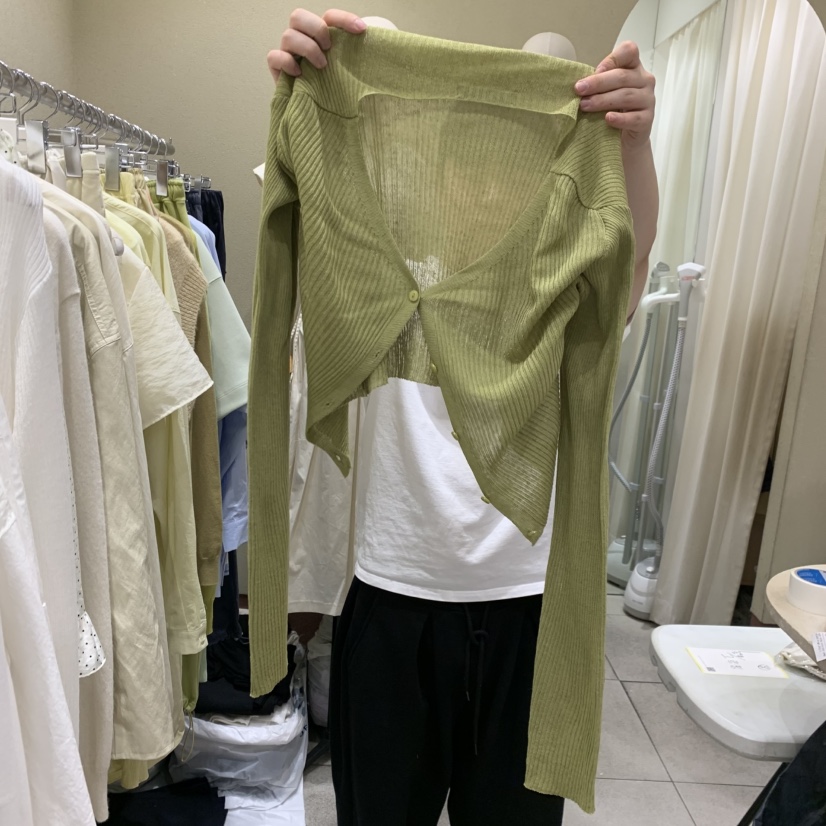 BROCCOLISALAD東大門代購女士新品熱賣人氣長袖T恤亞麻布BROCCOLISALAD長袖T恤圖色4