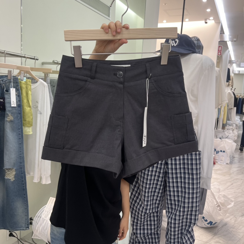 POWDER韓國直郵女士新品休閑人氣真品時尚推薦熱賣26春夏短褲POWDER短褲圖色2