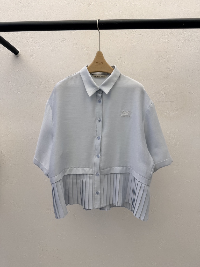AUTUMN BEIGE-Q東大門直郵女裝新品26春夏推薦襯衫蕾絲衫A.b/AUTUMN BEIGE襯衫/蕾絲衫圖色2