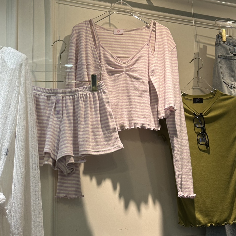 3COLOR韓國直郵女裝新品26春夏套裝三件套Three color套裝圖色2