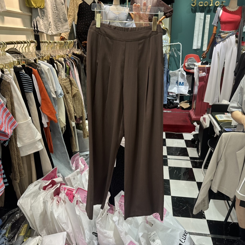 3COLOR東大門直郵女士新品真品休閑褲Three color休閑褲圖色1