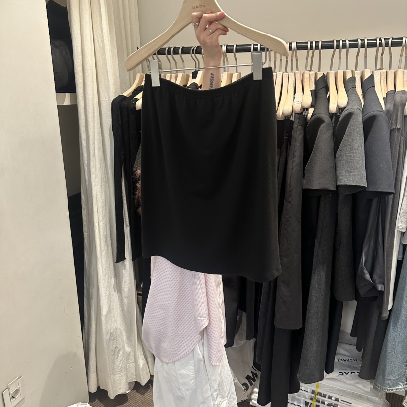 LE BUTTER東大門實拍女士新品休閑26春夏半身裙中短裙棉質LE BUTTER半身裙/中短裙圖色3