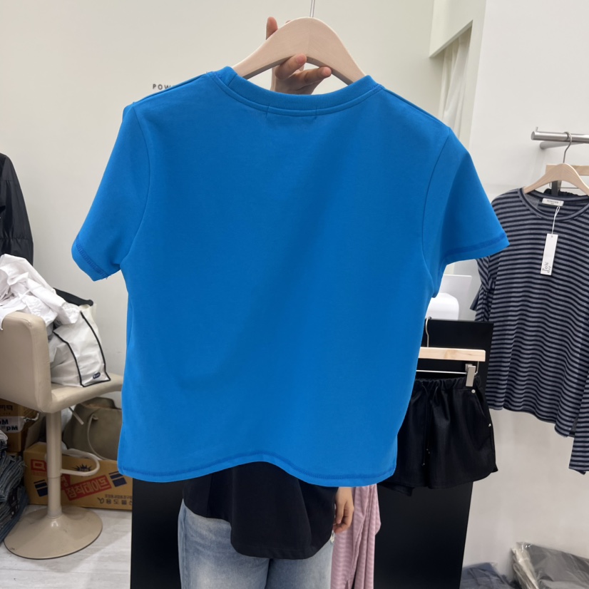 POWDER東大門代購女裝新品職業熱賣推薦休閑真品時尚人氣T恤POWDERT恤