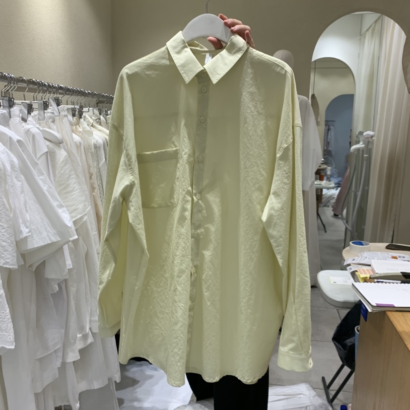 BROCCOLISALAD韓國代購女士新品職業休閑時尚真品襯衫蕾絲衫BROCCOLISALAD襯衫/蕾絲衫圖色2