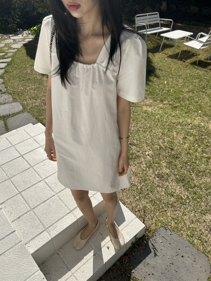 ME MO韓國東大門直郵女士新款26夏季休閑26春夏連衣裙含腰繩ME MO連衣裙