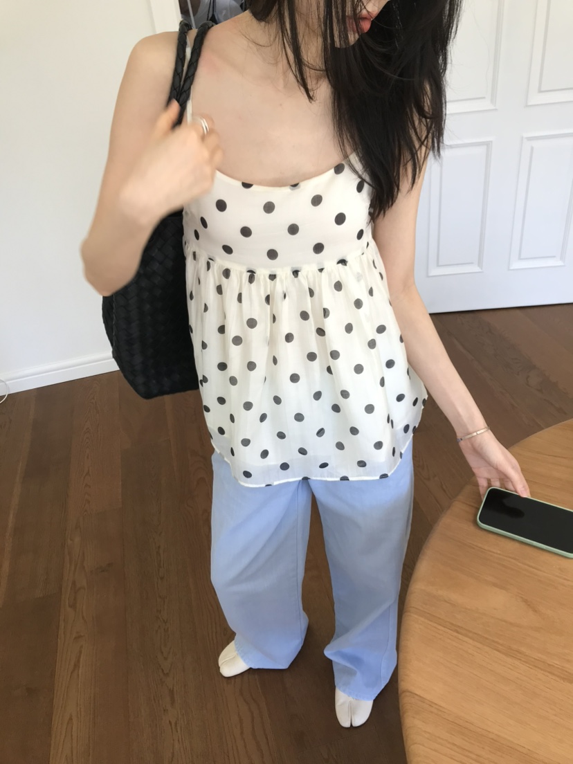 ME MO韓國直郵實拍女士新品26春夏時尚熱賣休閑吊帶背心ME MO吊帶/背心