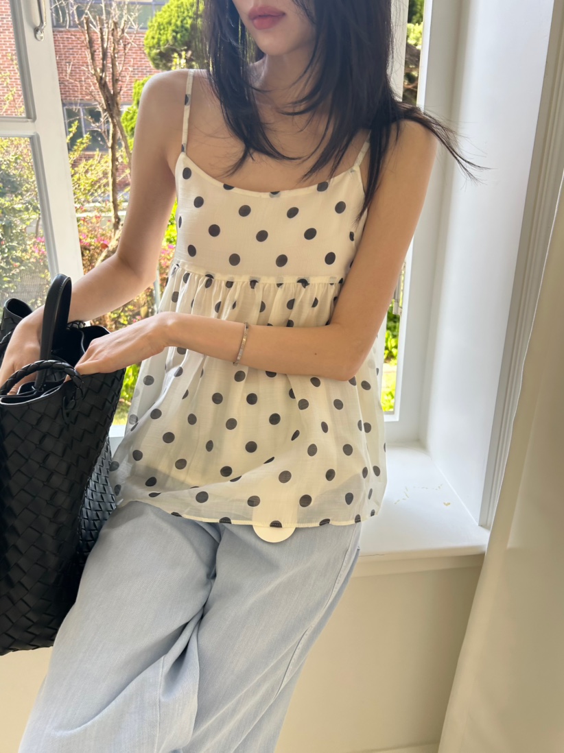 ME MO韓國直郵實拍女士新品26春夏時尚熱賣休閑吊帶背心ME MO吊帶/背心