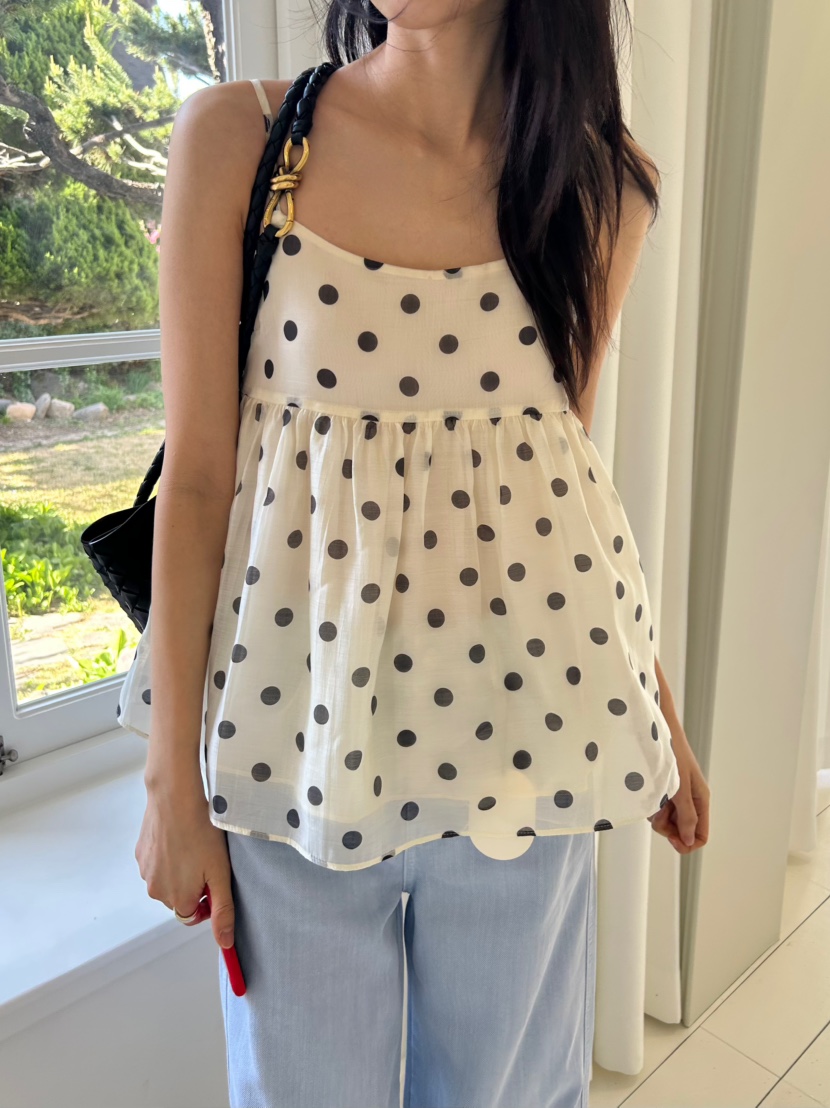 ME MO韓國直郵實拍女士新品26春夏時尚熱賣休閑吊帶背心ME MO吊帶/背心圖色2