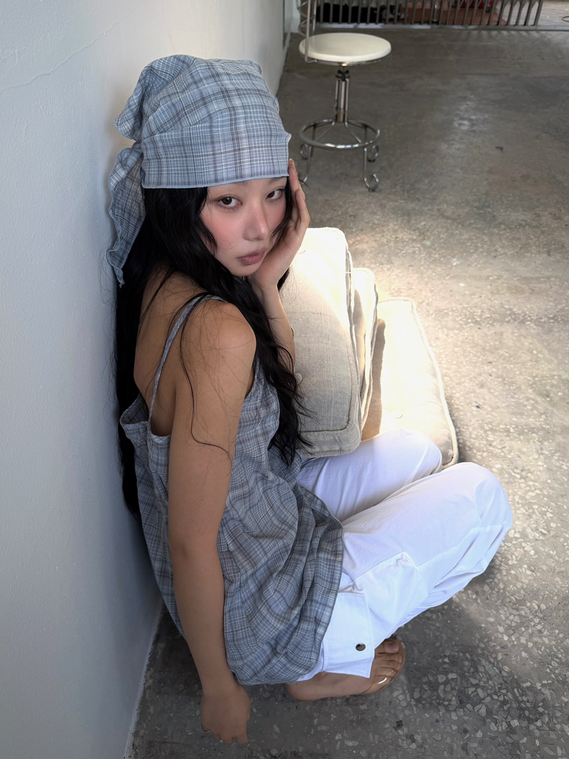 AWESOMESAUCE韓國東大門直郵女士新款推薦吊帶背心含圍巾AWESOME SAUCE吊帶/背心