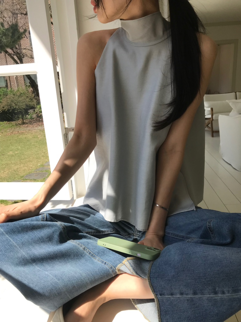 ME MO韓國直郵女裝新品時尚26夏季人氣襯衫蕾絲衫系帶雙層ME MO襯衫/蕾絲衫