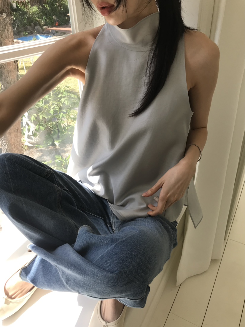 ME MO韓國直郵女裝新品時尚26夏季人氣襯衫蕾絲衫系帶雙層ME MO襯衫/蕾絲衫