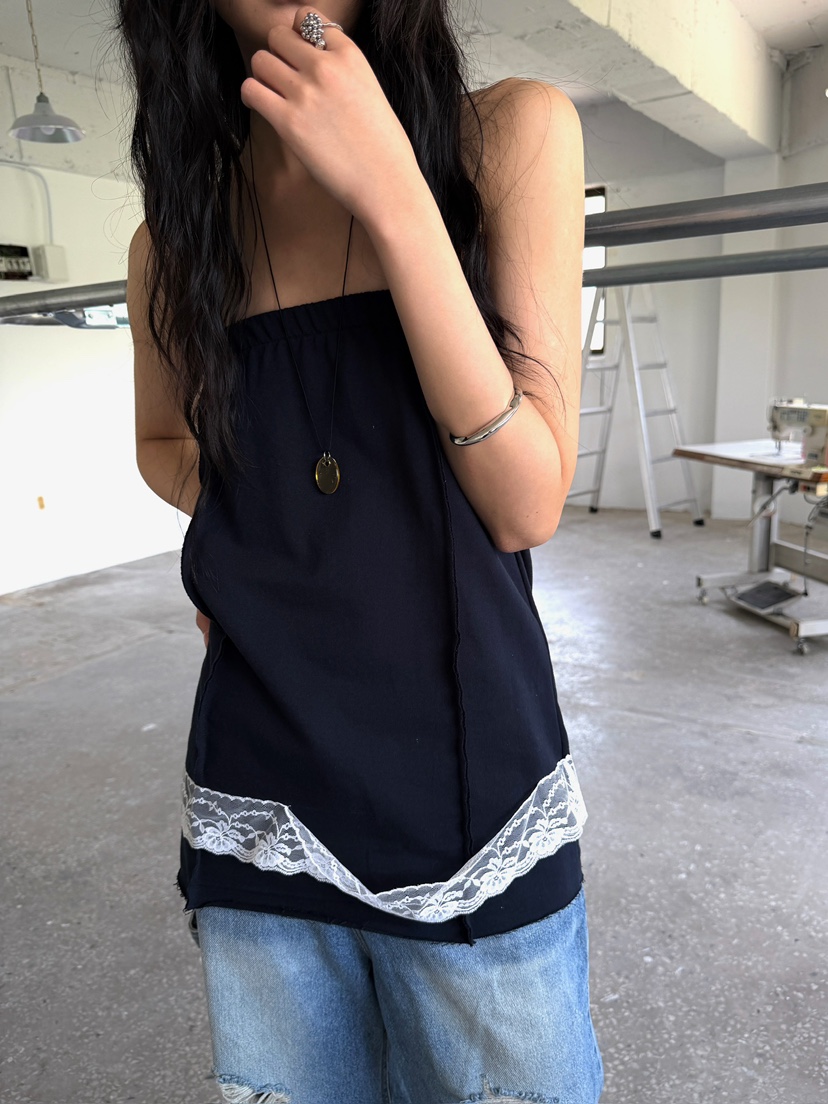 AWESOMESAUCE東大門實拍韓國女裝新品26春夏推薦吊帶背心AWESOME SAUCE吊帶/背心圖色1