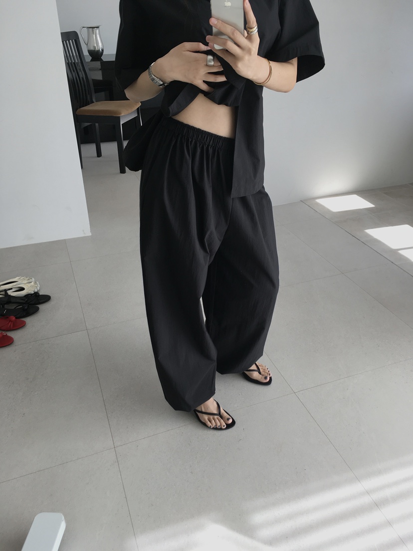 MADE-P韓國直郵實拍女裝新款推薦休閑26夏季26春夏休閑褲MADE-P休閑褲