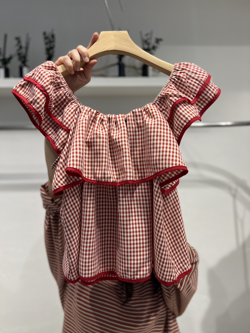OLA韓國直郵女士新品26夏季職業26春夏時尚休閑襯衫蕾絲衫mellor/OLA襯衫/蕾絲衫圖色3