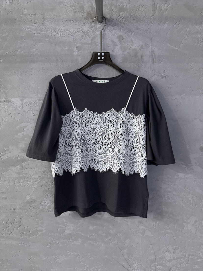 COME OPEN/HAPER韓國東大門代購女士新品時尚T恤假兩件COME OPEN/HAPERT恤圖色2