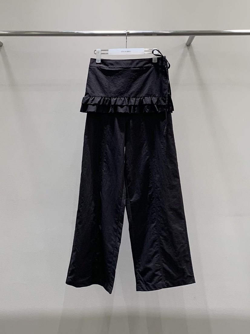 LOVE MOMENT韓國直郵女士新品休閑推薦人氣職業套裝荷葉邊LOVE MOMENT套裝圖色3