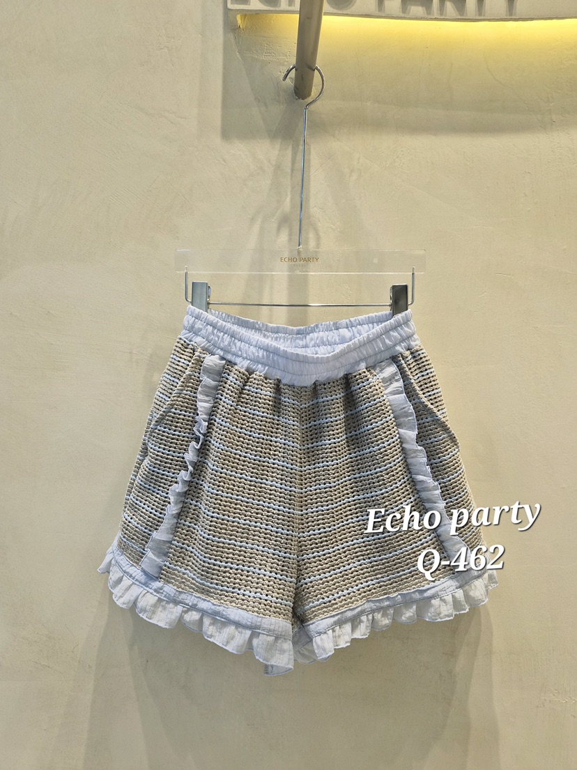 ECHOPARTY韓國代購女士新款時尚熱賣26春夏推薦26夏季短褲ECHOPARTY短褲圖色1