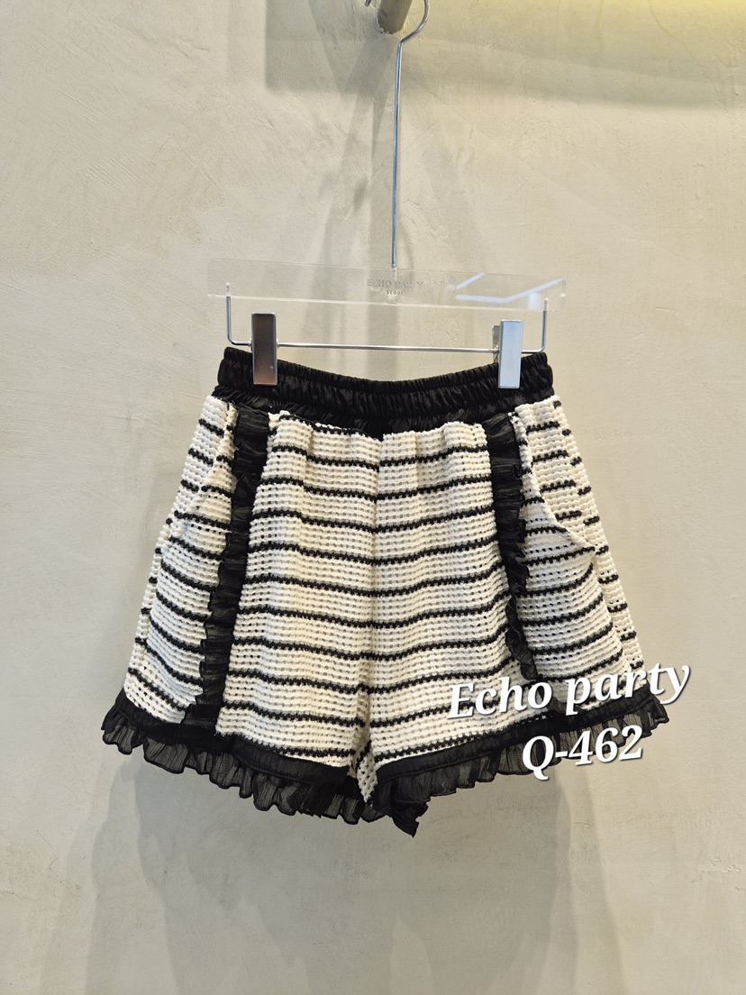 ECHOPARTY韓國代購女士新款時尚熱賣26春夏推薦26夏季短褲ECHOPARTY短褲圖色2