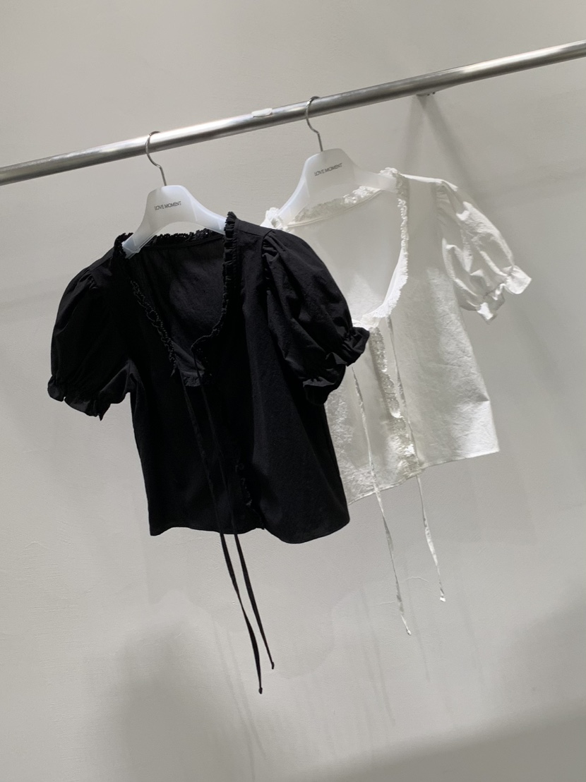LOVE MOMENT韓國直郵女裝新品休閑熱賣職業26夏季襯衫蕾絲衫LOVE MOMENT襯衫/蕾絲衫