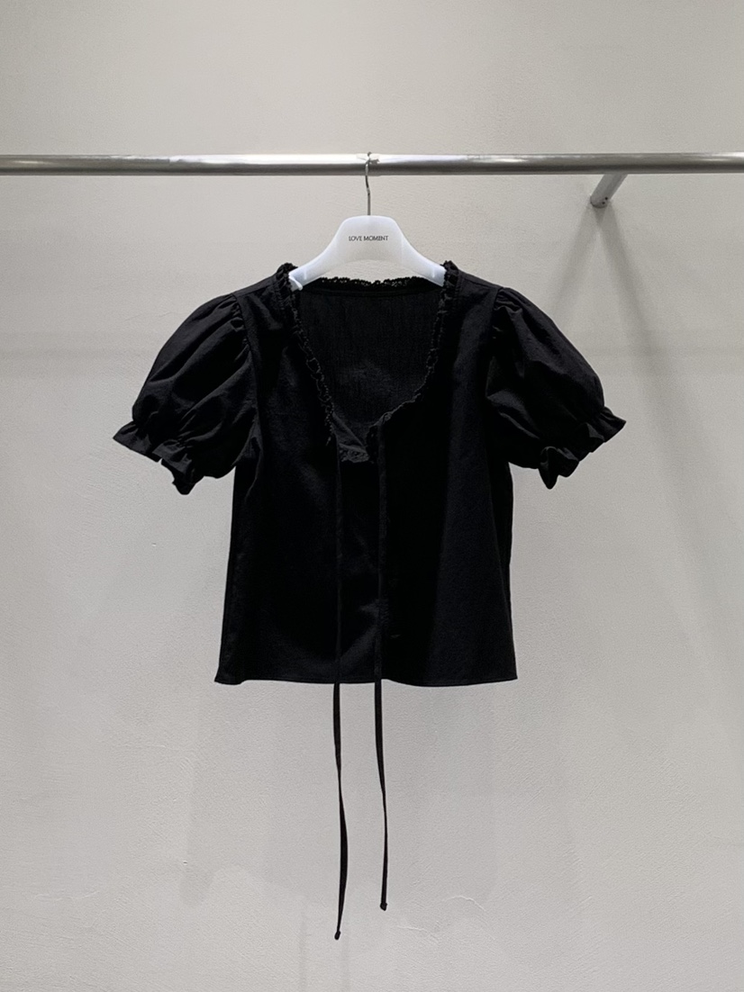 LOVE MOMENT韓國直郵女裝新品休閑熱賣職業26夏季襯衫蕾絲衫LOVE MOMENT襯衫/蕾絲衫圖色2