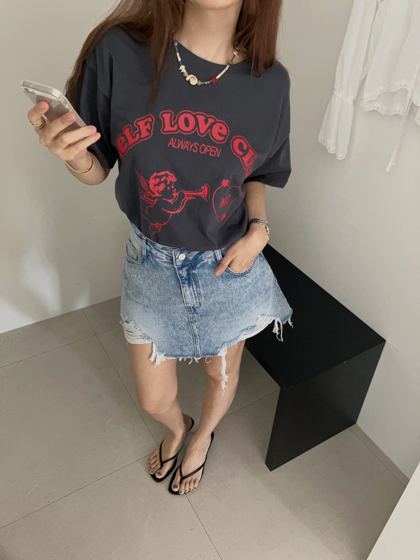 MADE-P韓國代購女士新款26夏季職業休閑26春夏時尚熱賣T恤MADE-PT恤