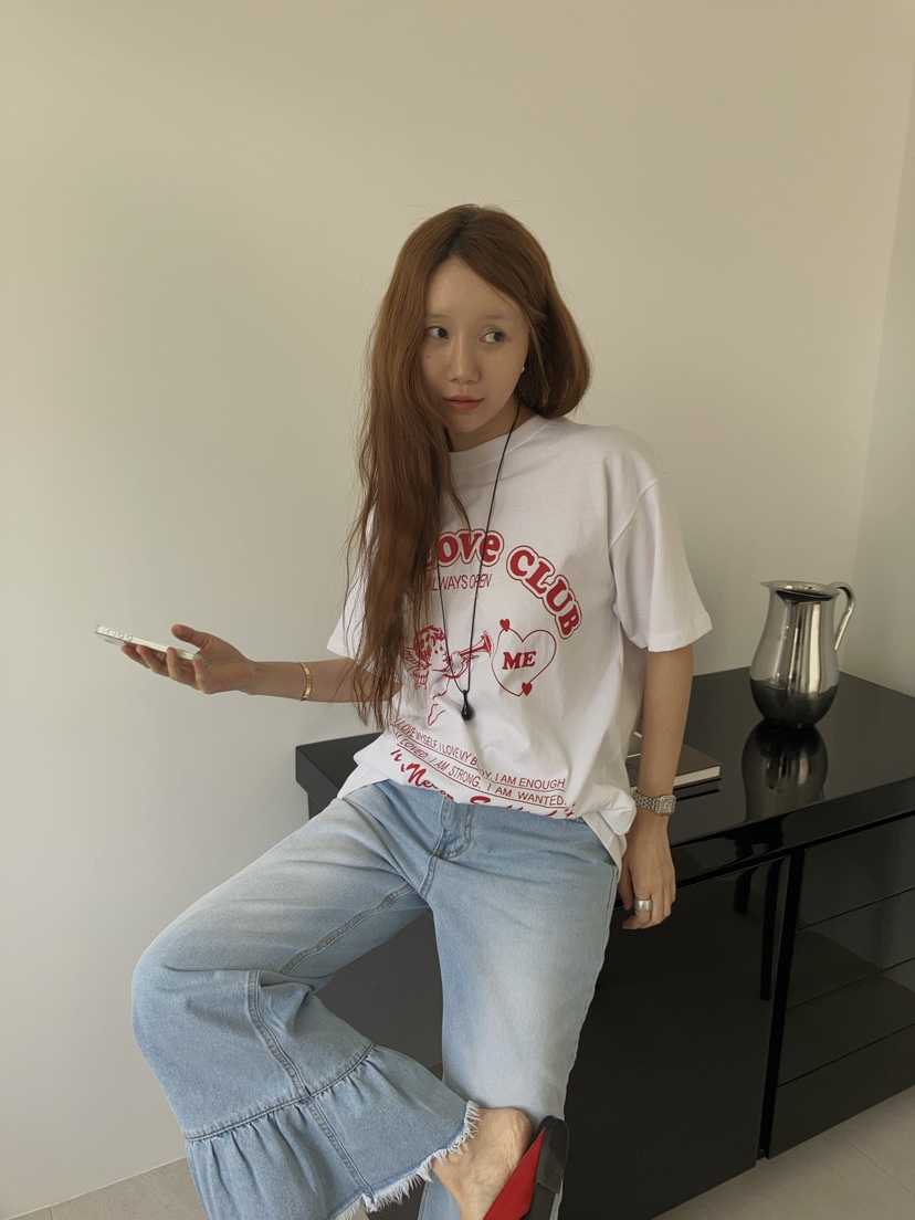 MADE-P韓國代購女士新款26夏季職業休閑26春夏時尚熱賣T恤MADE-PT恤