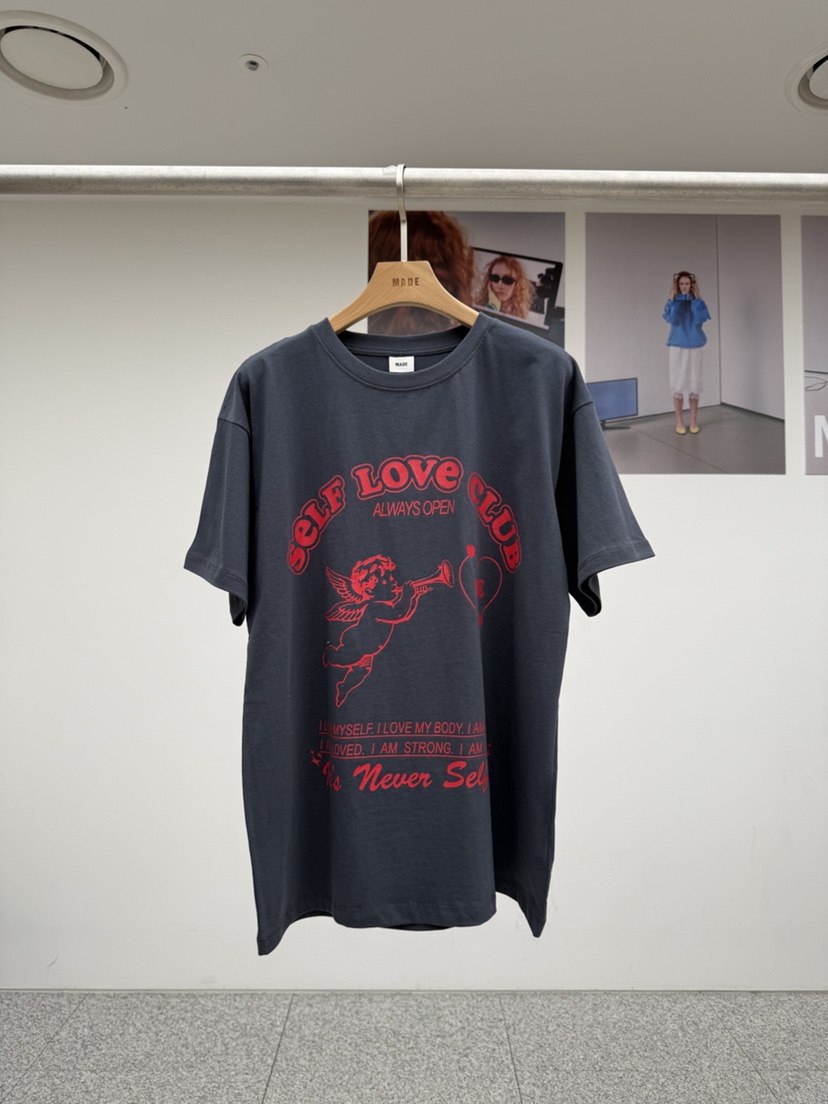 MADE-P韓國代購女士新款26夏季職業休閑26春夏時尚熱賣T恤MADE-PT恤圖色2