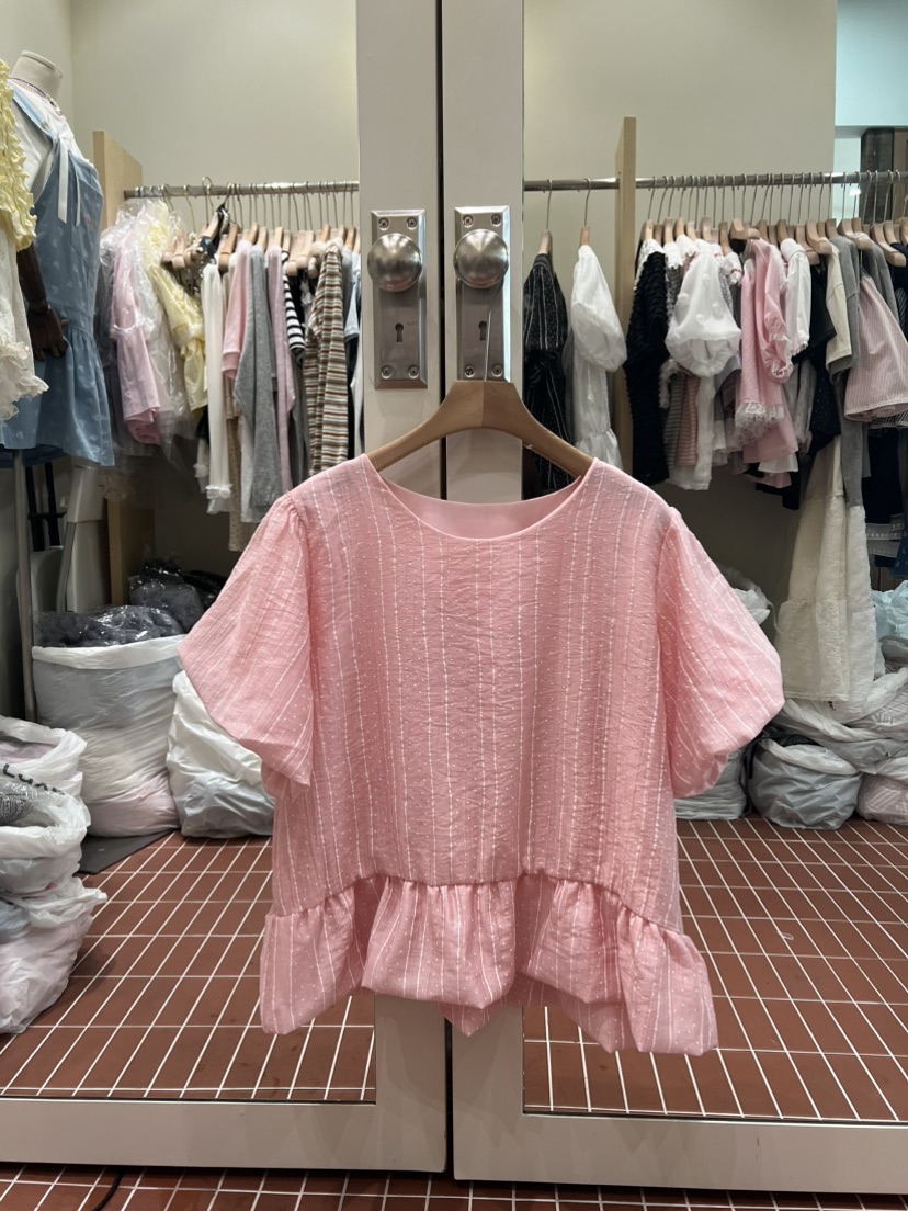BE&amp;BE韓國東大門直郵女士新品人氣休閑26春夏襯衫蕾絲衫BE&be襯衫/蕾絲衫圖色2