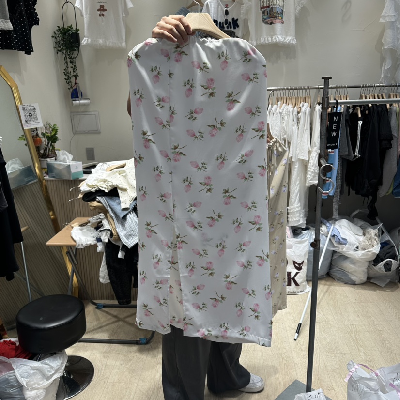 UNDERSTAR_VINTAGE韓國直郵女士新品人氣時尚職業長裙直筒UNDERSTAR_VINTAGE長裙