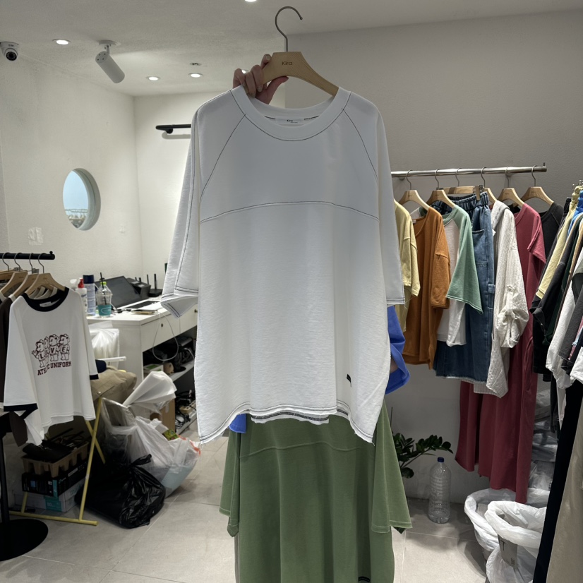 IN KIRA韓國直郵女裝新品時尚熱賣26夏季休閑26春夏推薦T恤IN KIRAT恤圖色1