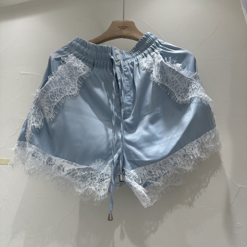 UNDERSTAR_VINTAGE韓國代購女士新款人氣26春夏職業短褲蕾絲UNDERSTAR_VINTAGE短褲圖色2