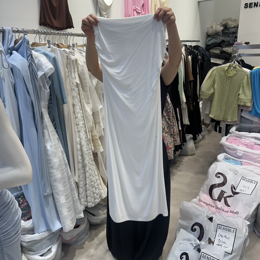 SENSIBLE-S東大門實拍韓國女裝新款休閑時尚熱賣長裙羅紋SENSIBLE長裙