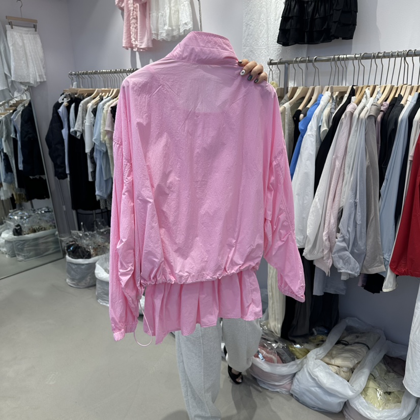 SIMPLE PARK/WMSTORY東大門實拍韓國女士新品休閑套裝防風衣WMSTORY/SIMPLE PARK套裝