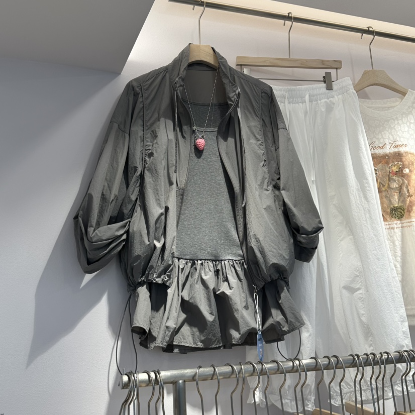 SIMPLE PARK/WMSTORY東大門實拍韓國女士新品休閑套裝防風衣WMSTORY/SIMPLE PARK套裝圖色2