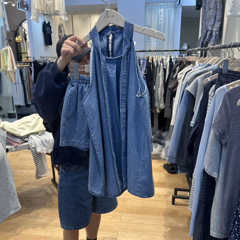 TARA韓國東大門直郵女裝新款26春夏休閑職業熱賣吊帶背心TARA吊帶/背心圖色2
