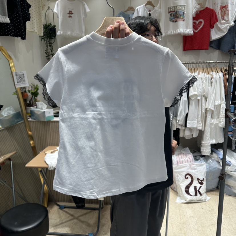 UNDERSTAR_VINTAGE韓國東大門直郵女裝新品26夏季26春夏T恤UNDERSTAR_VINTAGET恤