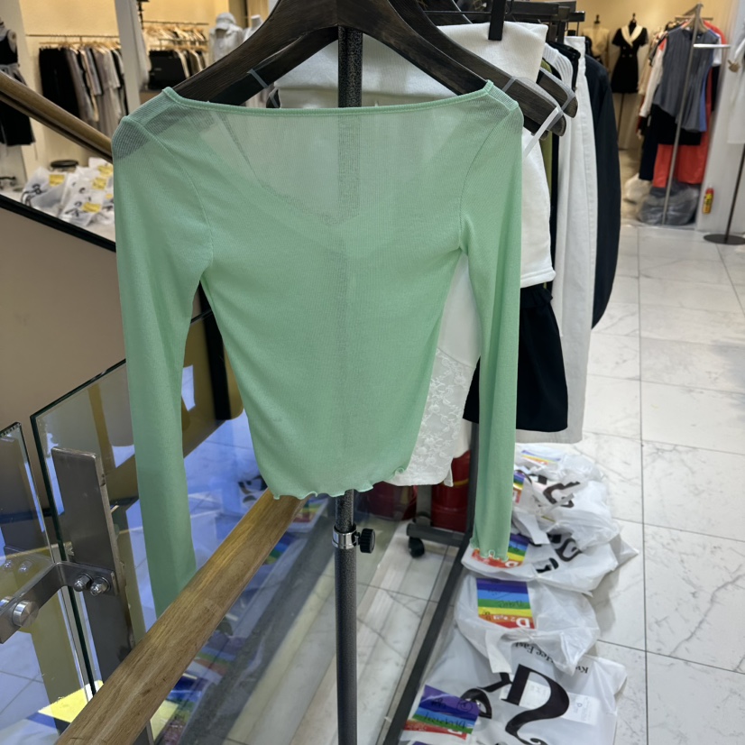 A2/D2韓國直郵實拍女士新品職業時尚熱賣針織衫透明開衫A2/D2針織衫