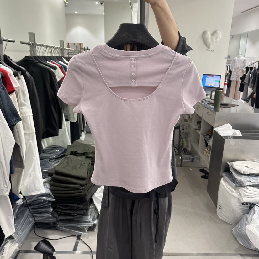 DIARRA韓國直郵實拍女裝新品26春夏熱賣時尚人氣推薦休閑T恤DIARRAT恤