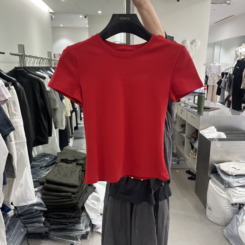 DIARRA韓國直郵實拍女裝新品26春夏熱賣時尚人氣推薦休閑T恤DIARRAT恤圖色3