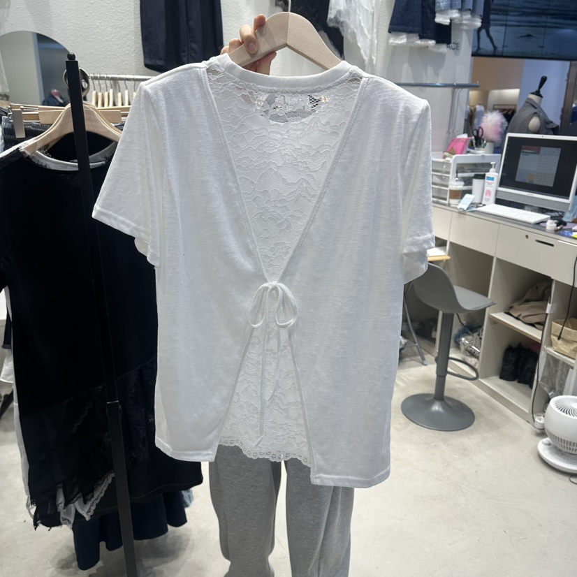 HOT PLACE/DREAM GIRIS/HOT ISSUE韓國東大門代購女裝新品26夏季T恤緞HOT PLACE/DREAM GIRIS/HOT ISSUET恤