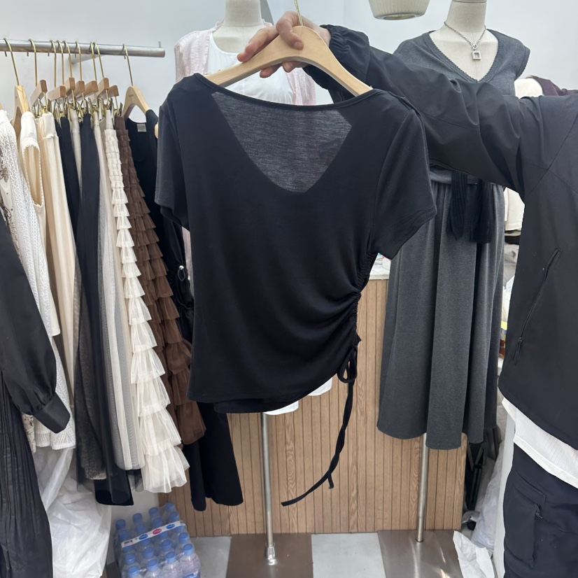 DELIGHT-Q韓國東大門代購女士新品休閑人氣職業26夏季T恤DELIGHT-QT恤